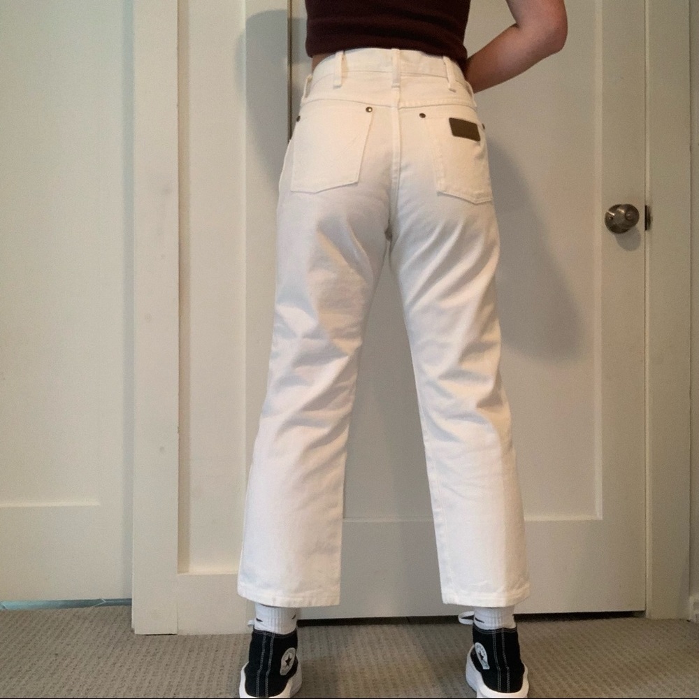 High Waisted Straight Leg Vintage Wranglers